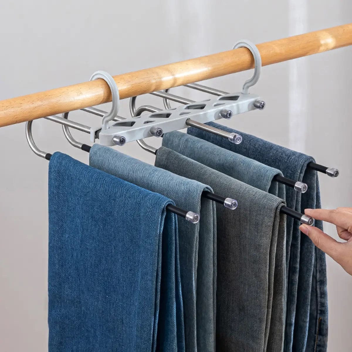 Trouser hanger steel