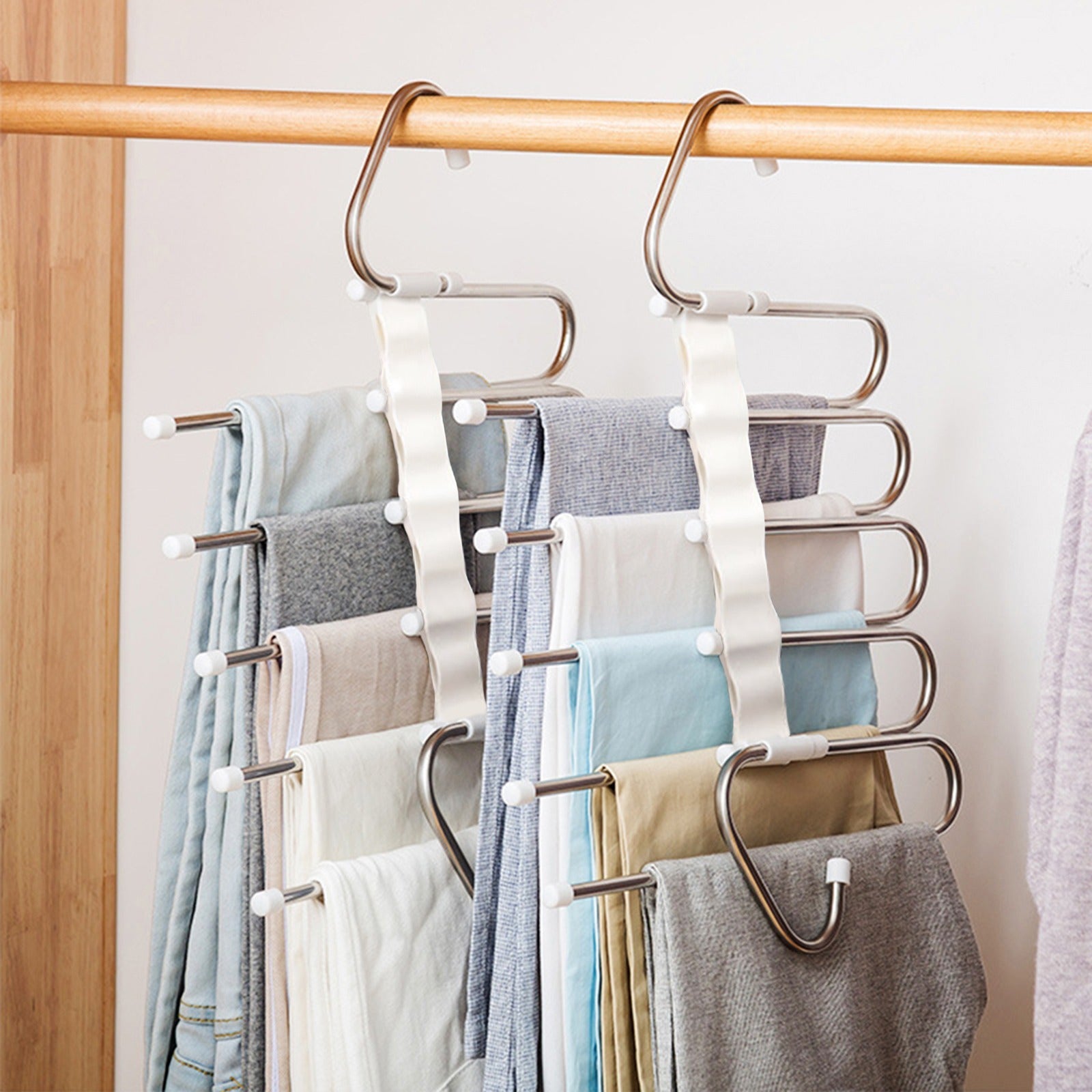 Trouser hanger steel