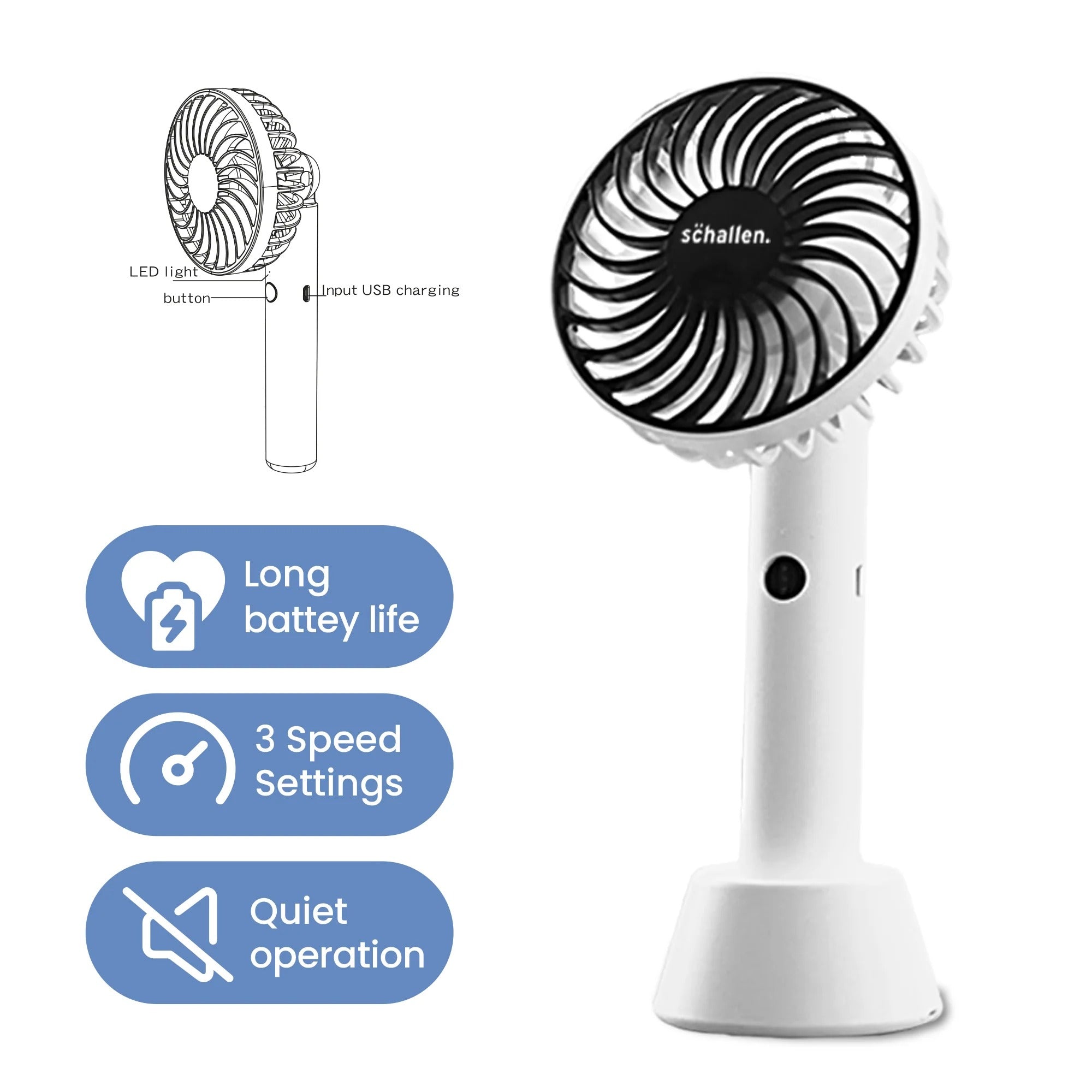 Mini hand fan