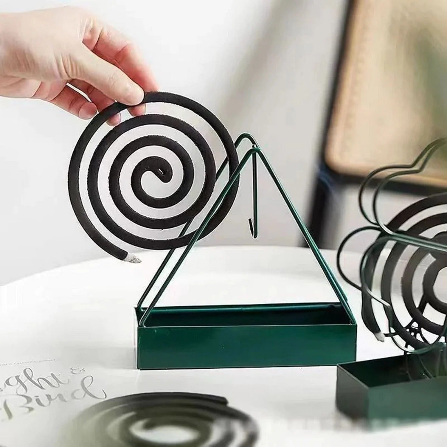 Mosquite coil stand